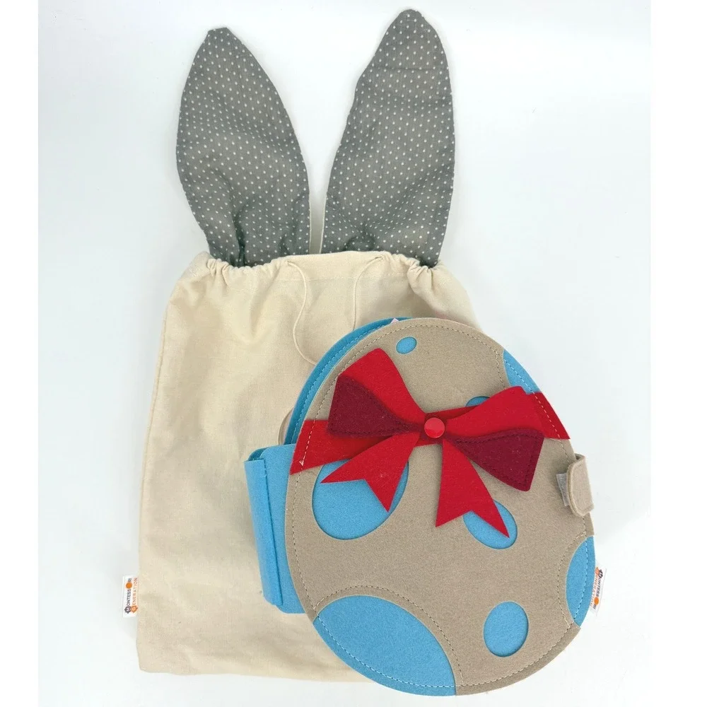 Montessori Generation Bunny Activity Felt Busy Book Easter Theme Learning Travel